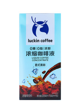 瑞幸意式黑咖生椰风味咖啡浓缩液