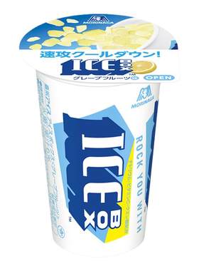 森永冰杯清爽降温果味酸甜维生素C葡萄柚味碎碎冰冰淇淋