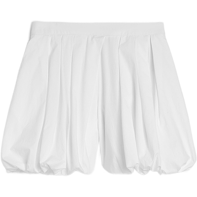 【春夏新品】JIL SANDER新品女士棉质蓬蓬短裤