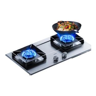 老板燃气灶57B5X/50B5A煤气灶家用双灶天然气灶台官方旗舰店正品