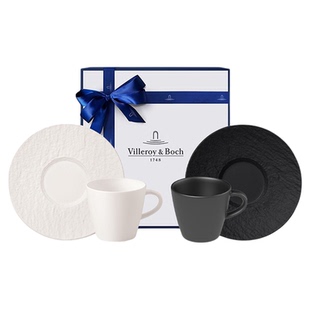 Villeroyboch德国唯宝咖啡杯马克杯陶瓷杯碟套装生日礼物伴手礼