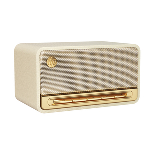 HP惠普GiftOne蓝牙音响迷你高音质复古音箱小型家用桌面低音炮新