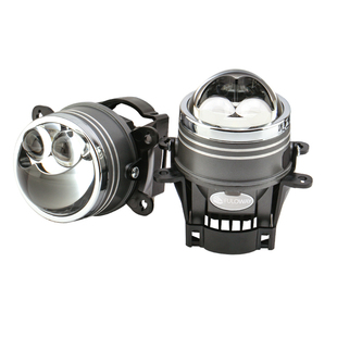 LED双直射激光雾灯汽车雾灯总成改装双光透镜远近一体超级远光炮