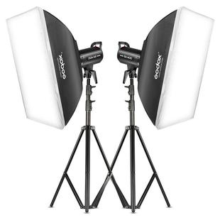 Godox 神牛摄影灯SK400W II二代闪光灯套装人像静物产品拍照拍摄摄影补光灯SK400IIV三代专业室内影棚打光灯