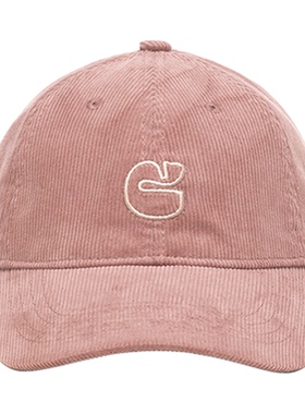 Carlyn NEW LOGO CODUROY CAP灯芯绒休闲鸭舌帽弯檐棒球帽简约