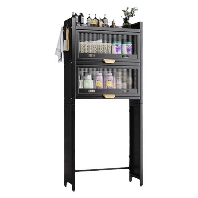 滚筒洗衣机上方置物架阳台波轮马桶洗衣液浴室卫生间防尘收纳柜子