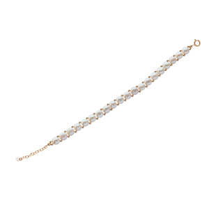 赛赛莉安小众设计天然淡水珍珠14K包金轻奢气质手链ins个性叠戴女