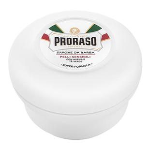 PRORASO博拉索男士胡须剃须皂燕麦绿茶香型意大利进口低敏型150ML