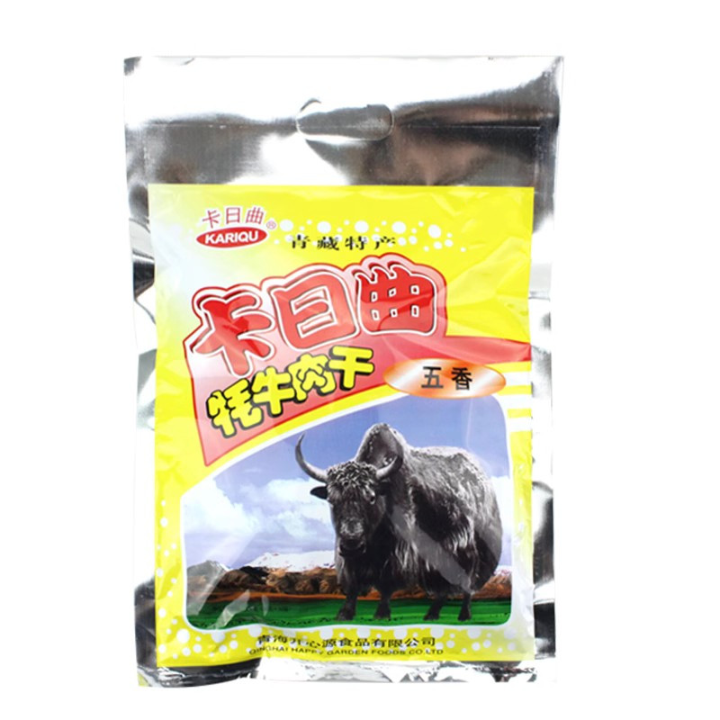 青海特产 清真 卡日曲牦牛肉干300g150g多规格多口味零食