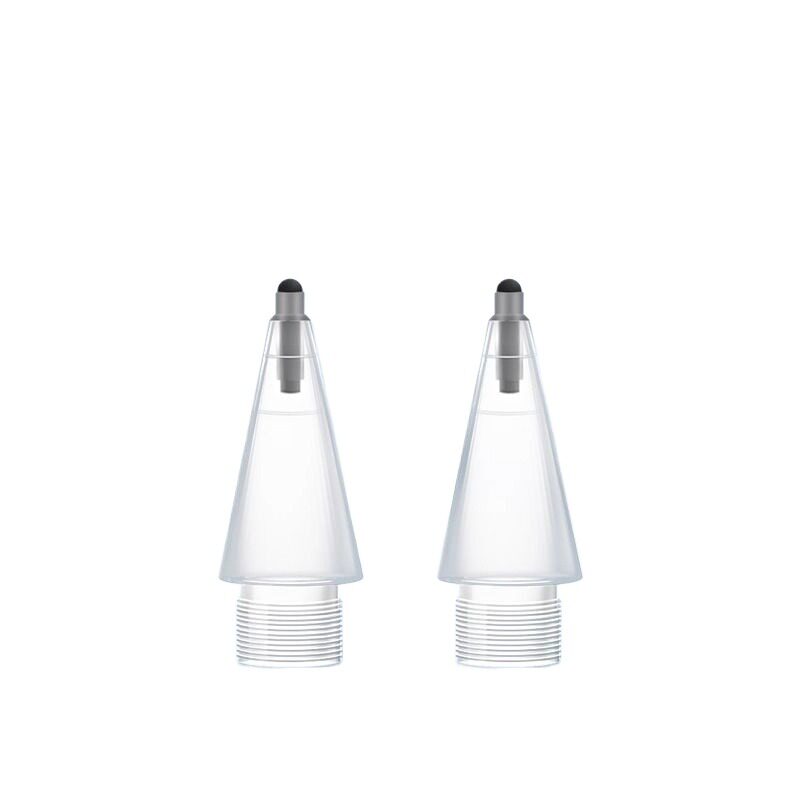 笔尖适用applepencil2代替换applepencilpro1代针管ipencil笔头改造ipadpencil静音透明金属电容笔钢珠阻尼