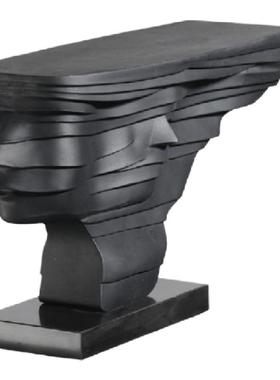 简约现代风样板房间陈设人物雕塑