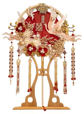 汉服秀禾结婚团扇南风相思