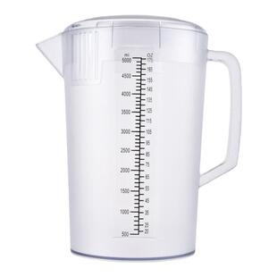 PP塑料冷水壶大容量耐高温凉水杯装开水壶奶茶店量杯商用泡茶量桶