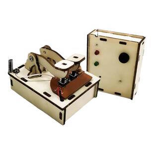 漫客益智手工拼装中小学科技制作材料科学实验发明教具DIY电报机