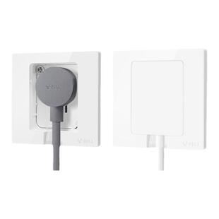 公牛隐形插座冰箱内嵌墙面内置墙入嵌入式内嵌隐藏镶嵌5五孔10a安