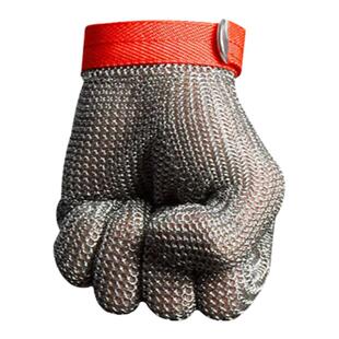 钢环不锈钢防割手套刺防扎伤切菜耐磨屠宰卖肉刚丝专用锯骨机裁剪