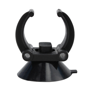 吸盘配件管卡扣塑料吸盘管夹U型带吸盘水管管件鱼缸水族固定吸盘