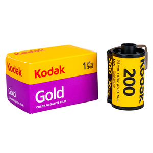 135适用Kodak柯达金200gold胶片彩色负片UltraMax全能400度36张cp200胶卷富士c200c400胶卷乐凯冲洗相机35mm