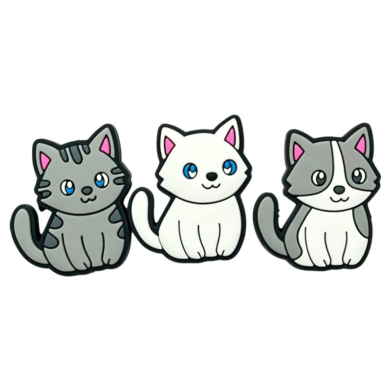 网球拍可爱小猫硅胶减震器/避震器 专业减震器卡通避震粒包邮