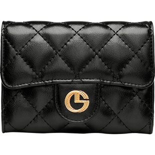 金利来真皮时尚女包2026新款钱包女士手拿小包零钱包菱格卡包百搭