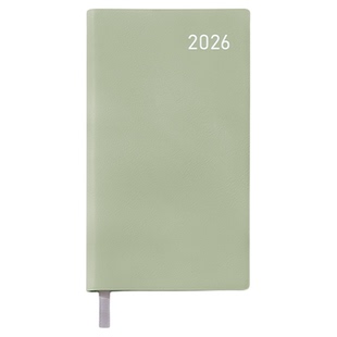 重磅仿牛皮2026年日程本每周计划本a6小本随身便携weekly口袋日历记事本时间管理迷你小巧自律打卡笔记本本子