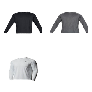 UNDER ARMOUR男士T恤长袖圆领宽松训练吸汗速干Ron T UA Tech 2.0