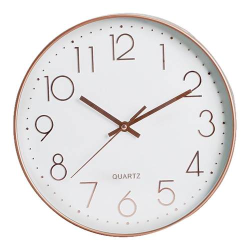 钟表挂钟客厅家用大气时尚轻奢静音时钟挂墙餐厅现代简约石英钟