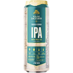 12罐 沃夫狼VOLFAS浑浊IPA麦汁浓度14.4度原装进口精酿啤酒568ml