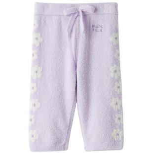 gelato pique25秋冬新品儿童睡裤半边绒小熊星星长裤PKNP254485