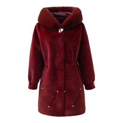 加肥加大妈妈洋气皮草外套水貂绒