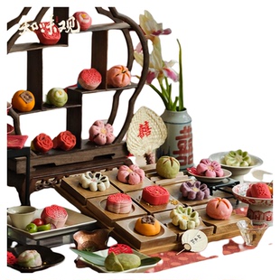 【顺丰发货】知味观喜饼中式订婚糕点结婚宴囍饼摆盘台回礼伴手礼