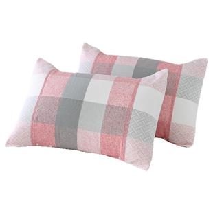 稻草人枕巾纯棉100全棉一对装男士防头油可固定枕头巾套2025新款