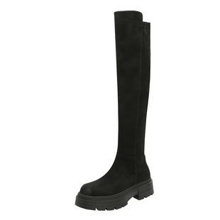 过膝长靴女2025新款秋冬显瘦高筒靴厚底长筒靴弹力瘦瘦靴过膝靴子