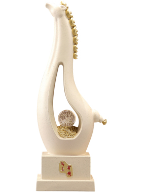 马上有钱新中式旺财装饰摆件