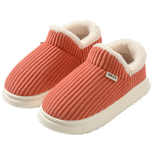 回力女士棉拖鞋冬季室内家居加绒加厚包跟防滑2025新款棉鞋女外穿