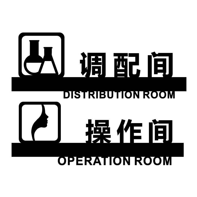 调配裱花亚克力自带定制操作间
