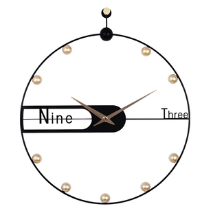 客厅挂钟现代简约挂墙创意网红家用时钟时尚挂表大气装饰轻奢钟表