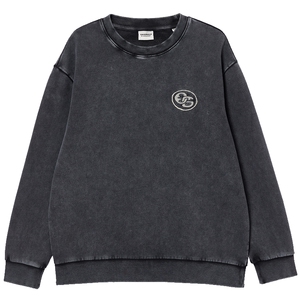 水洗复古杰克琼斯男装春季新款纯棉圆领卫衣刺绣字母印花上衣