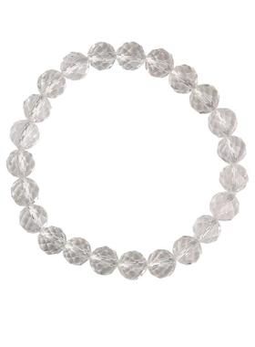 女白水晶钻石切割工艺手串手链