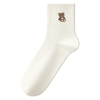 袜子女2025新款爆款冬纯棉中筒袜