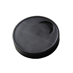 【宣品书房】文房四宝砚台天然原石正品高档安徽宣砚 小楷小学生毛笔书法专用圆形小号墨条磨墨便携精品研台