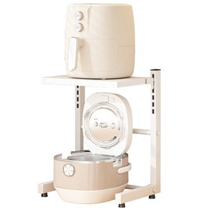 放电饭煲空气炸锅置物架厨房家用电器小家电台面锅架分层收纳架子