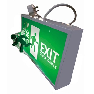 吸塑灯箱亚克力异形LGOG灯箱亲国标安全出口灯箱标识标牌一件定制