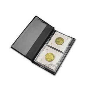 明泰PCCB 12枚装方形纸夹狗年硬币古钱币银元收藏册/钱币册空册