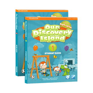 官方授权朗文培生少儿英语培训教材 our discovery island 1 2 3 4 5 6级别小学生英语原版美语教材ODI含在线学习账号在家自学英语