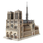 乐立方3D立体拼图成年大型拼装古建筑模型巴黎圣母院教堂礼物玩具