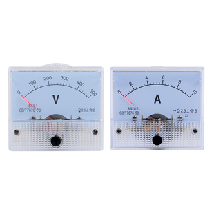 85L1-V/A指针式交流电压表电流表安培表250V450V300V伏特表10A50A