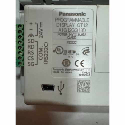 议价GT12触摸屏AIG12GQ13D 24V RS232接