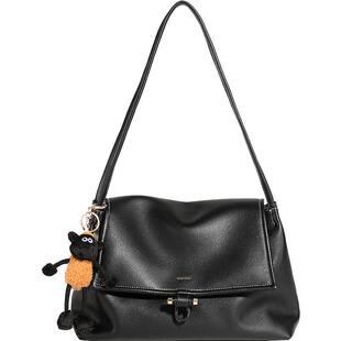 TOUTOU牛皮大容量高级感软皮托特包百搭通勤腋下单肩包马年礼物女