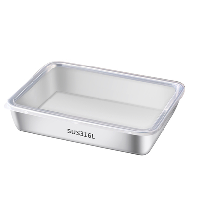 带盖保鲜盒长方形方盘冷冻盒